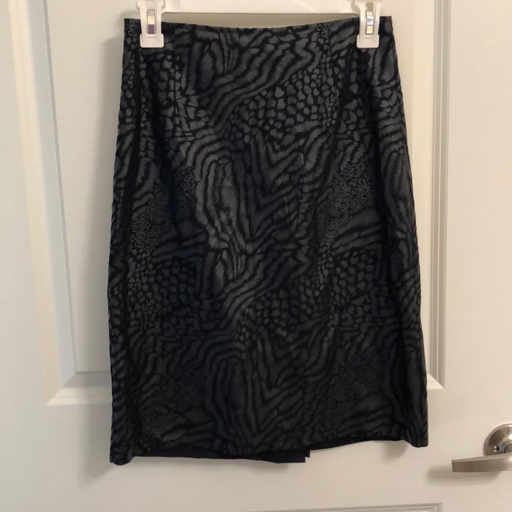 Leopard Print Pencil Skirt